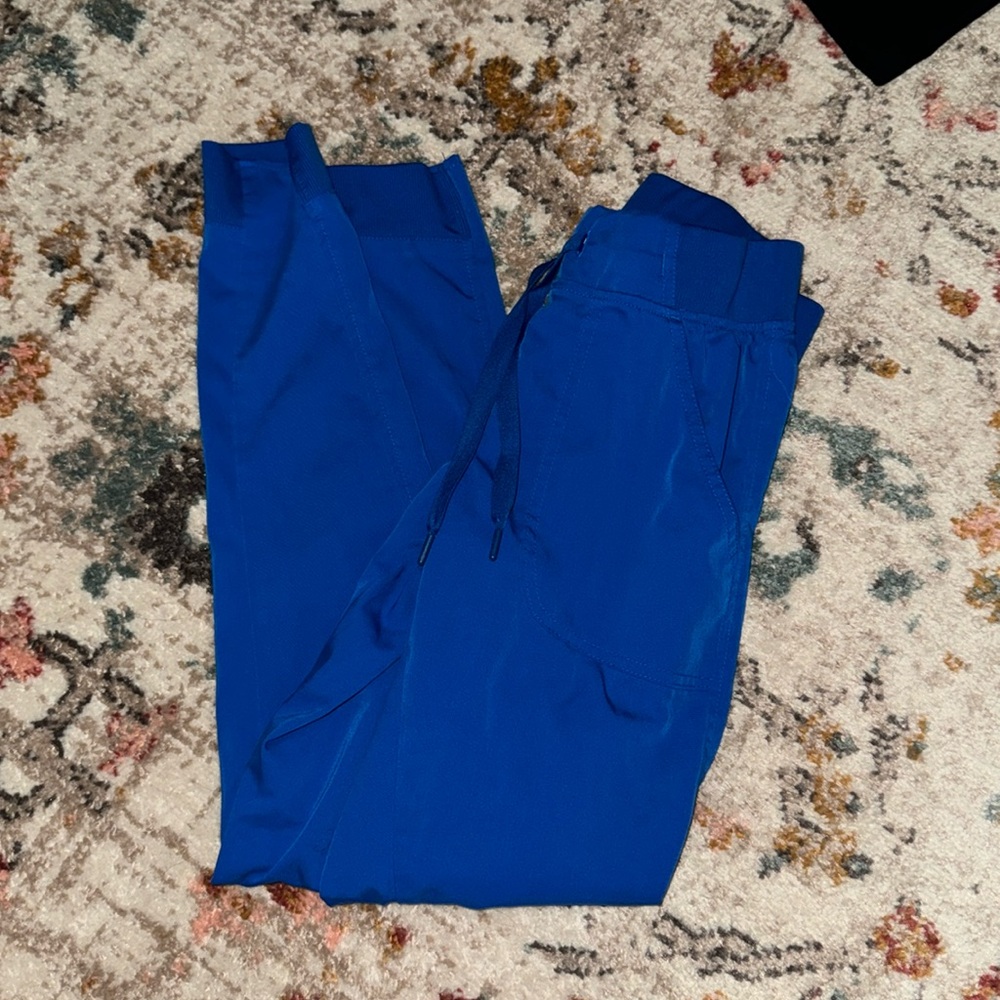 Royal Blue Adar Jogger Scrubs- XXS